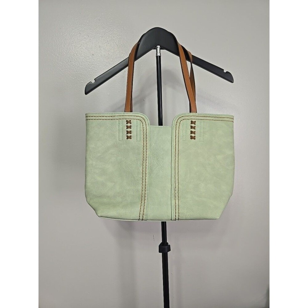 Montana West Green Tote Handbag Satchel Purse 11 X 16
